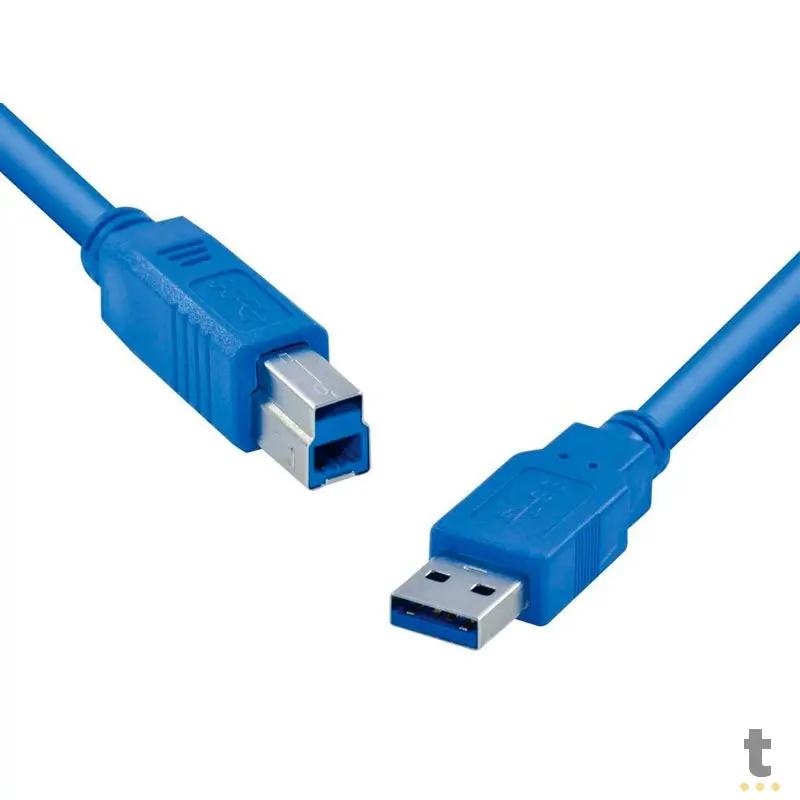 Cabo Usb 3.0 A/B Para Impressora - 2mt Truedata